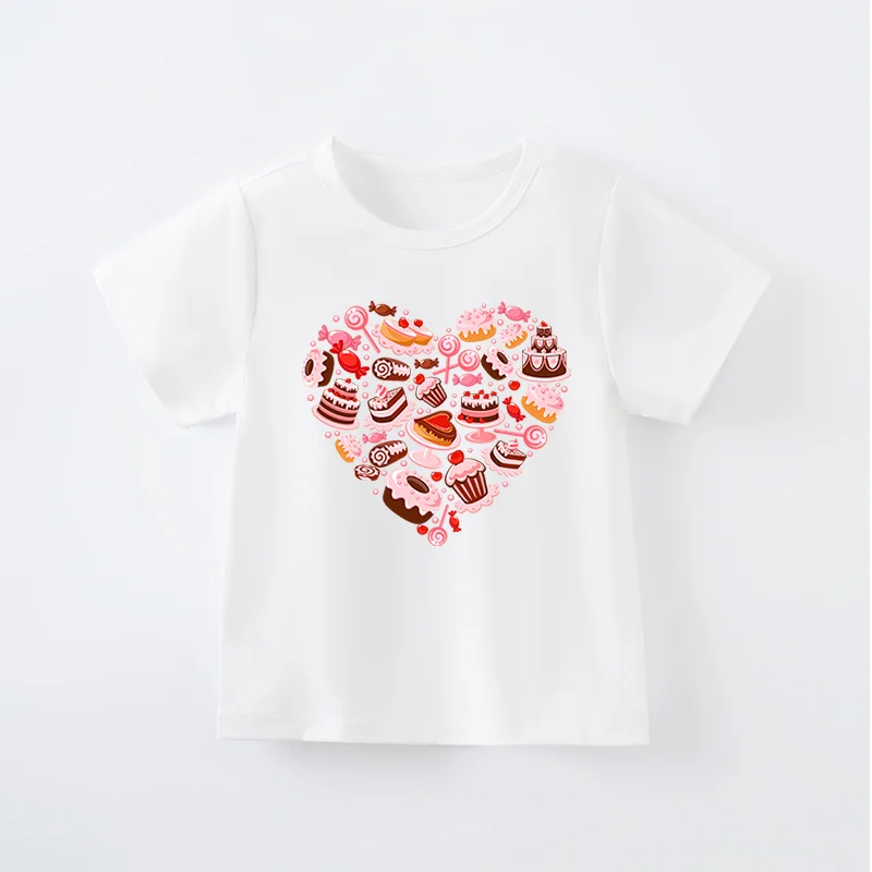 Clothes Children 2024 New Style T-shirt Boy Girl Baby Short Sleeve Print Kids Outdoor Summer Casual Cartoon Soft Trendy Hipster