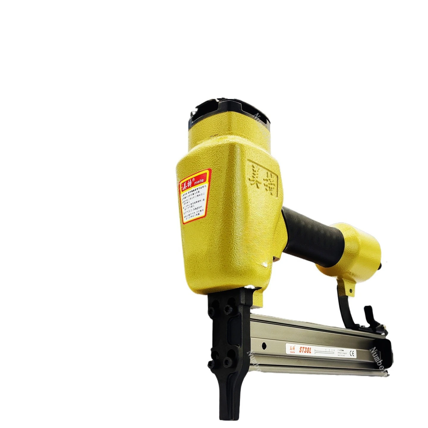 Pneumatic Steel Nail Gun ST38 Cement Wall Renovation Special Pneumatic Steel Row Gun ST64L Extended Nozzle Nail Gun