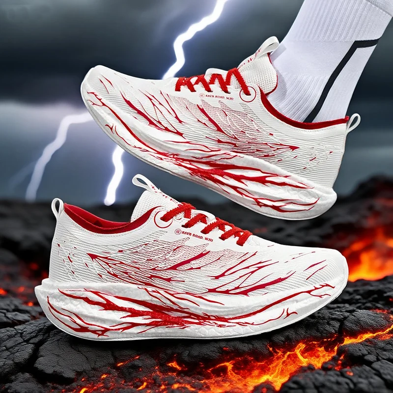 รองเท้าวิ่งลำลองสำหรับพ่อแม่ลูก สี่ฤดู ระบายอากาศได้ดี น้ำหนักเบา รองเท้ากีฬากลางแจ้ง รองเท้าผ้าใบ Moonlight Speed สำหรับผู้ชายและผู้หญิง