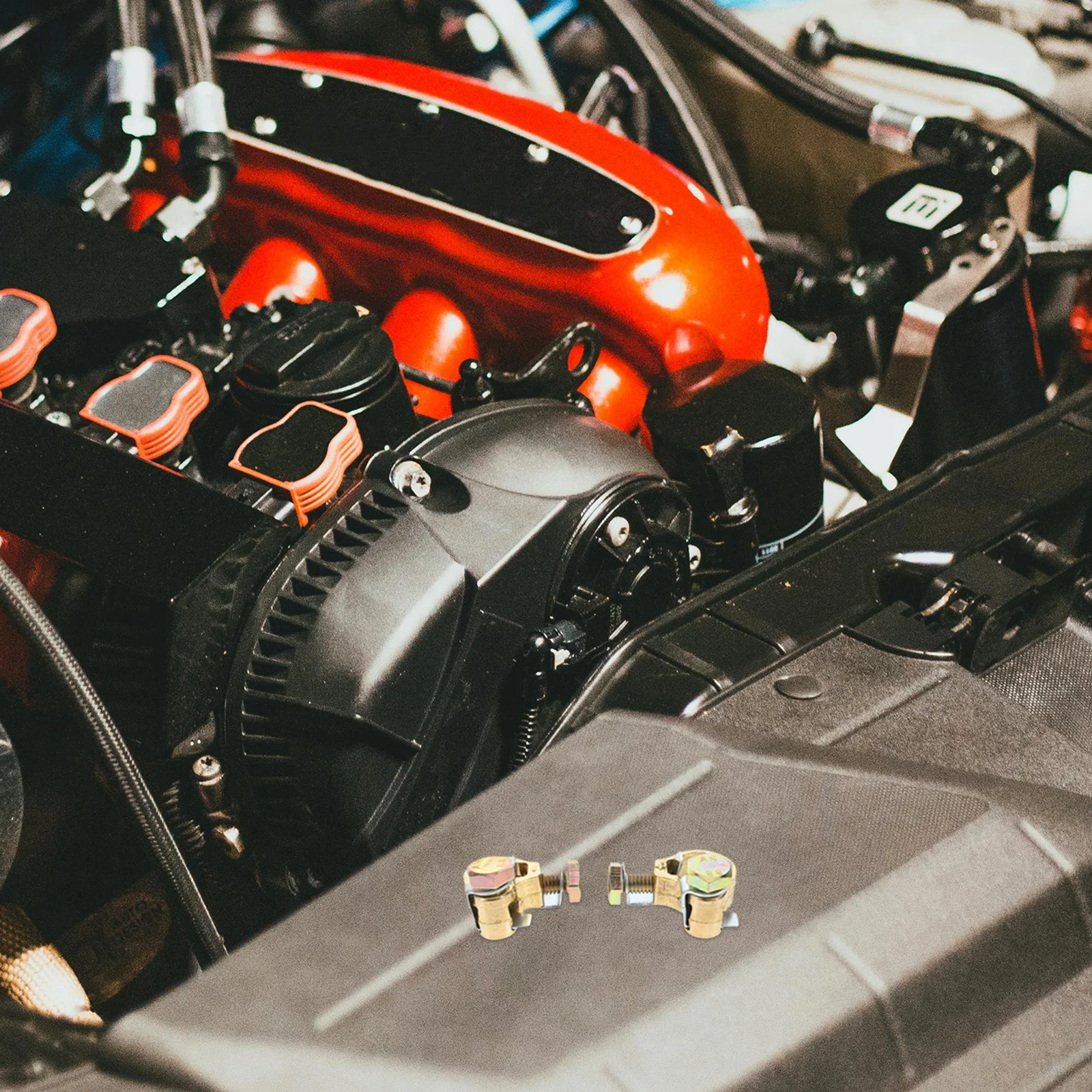 

Copper Post Terminal Connector Heavy Duty Brass Cable End Clamp For Truck Rv Marine Boat Automotive Top Post