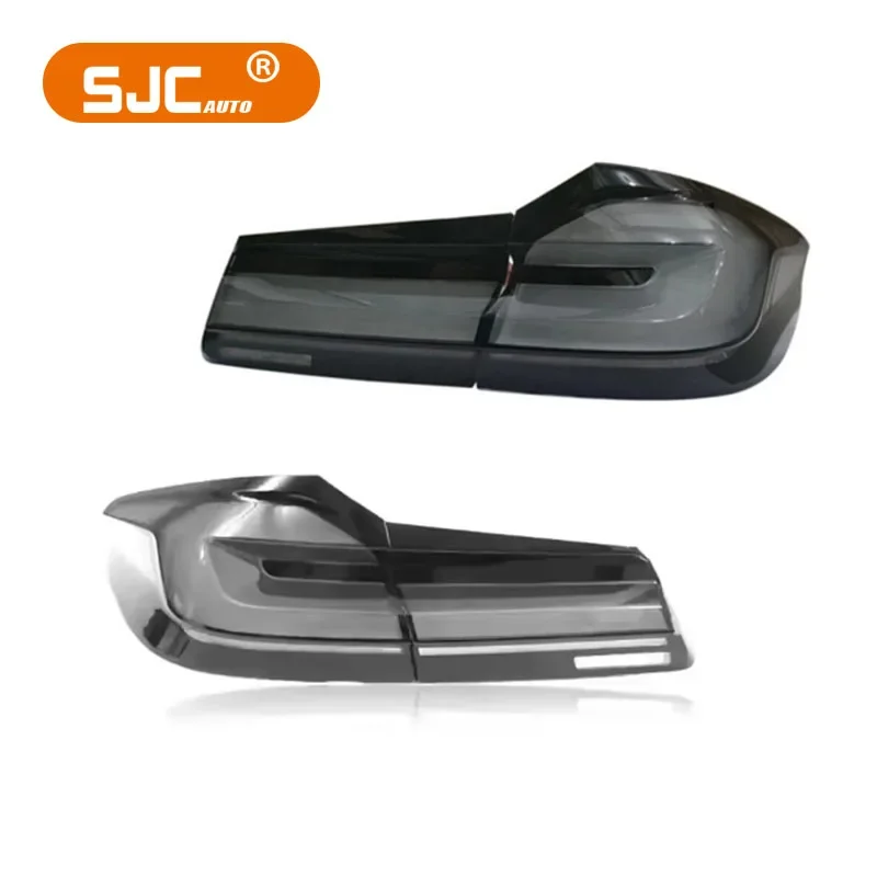 SJC CLEAR Светодиодный задний фонарь для BM 5 серии G30 G38 2018-2023, задний фонарь дневного света, указатель поворота тормоза для обновления SJC CLEAR Светодиодный задний фонарь для BM 5 серии G30 G38 2018-2023, задний фонарь дневного света, указатель поворота тормоза для обновления