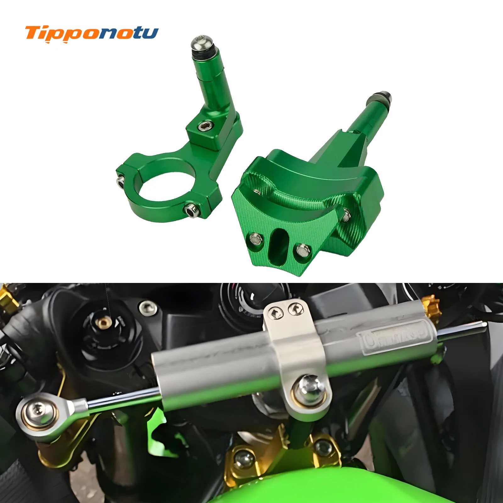 

Stabilizer Steering Kit for KAWASAKI NINJIA 400 Ninja400 Damper Bracket 2017-2024 Motorcycle Accessories