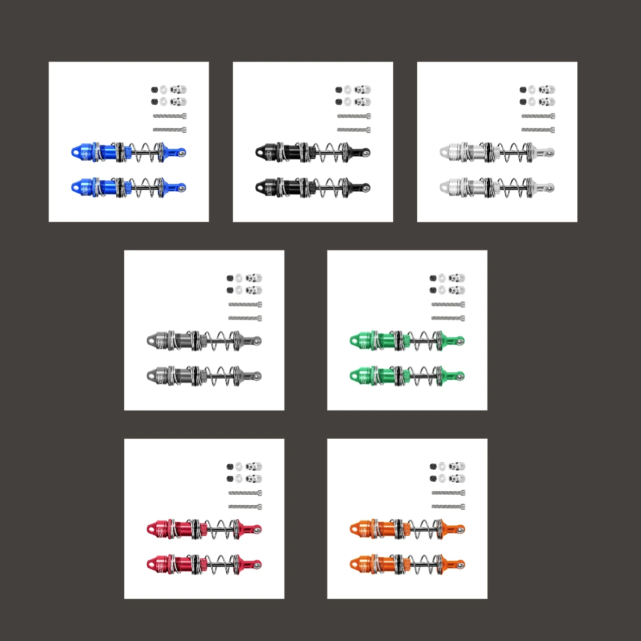

GPM Aluminum Front Double Section Spring Dampers For ARRMA Kraton Outcast Fireteam