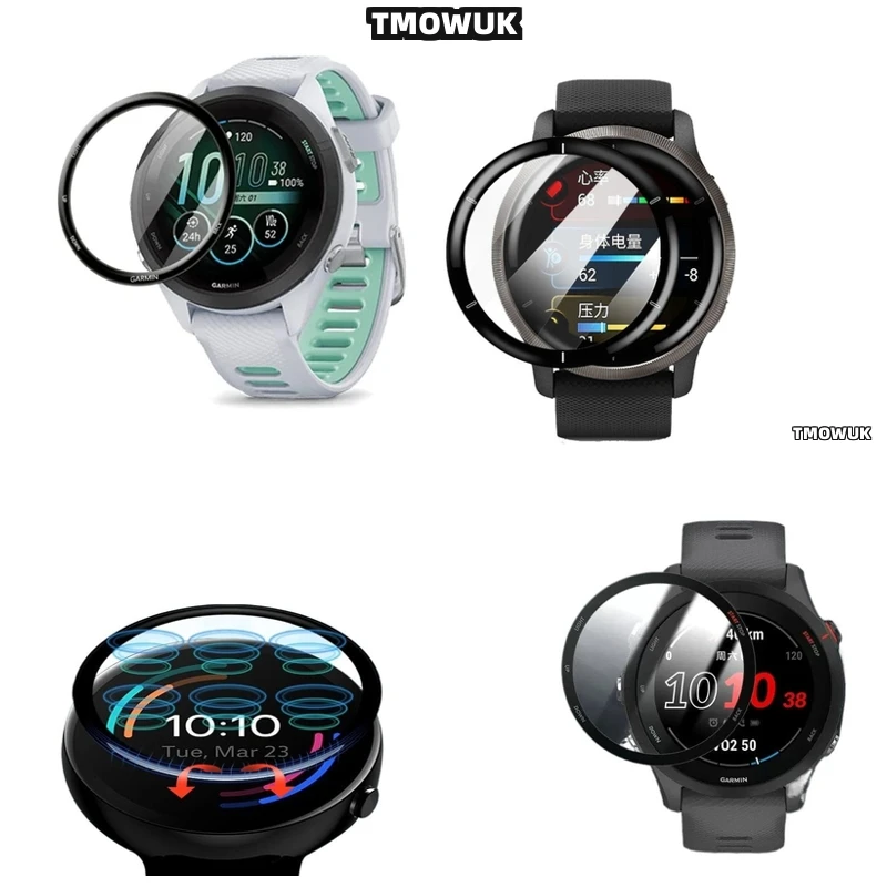 

For Garmin Forerunner 158 165 245 255 255s 265 265s Crystal Clear Defense Cover.