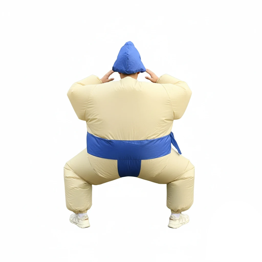 2026 New Inflatable Sumo Wrestler Costume Funny Blow Up Suit for Adult Cosplay Party Outfit Festival Holiday Gift