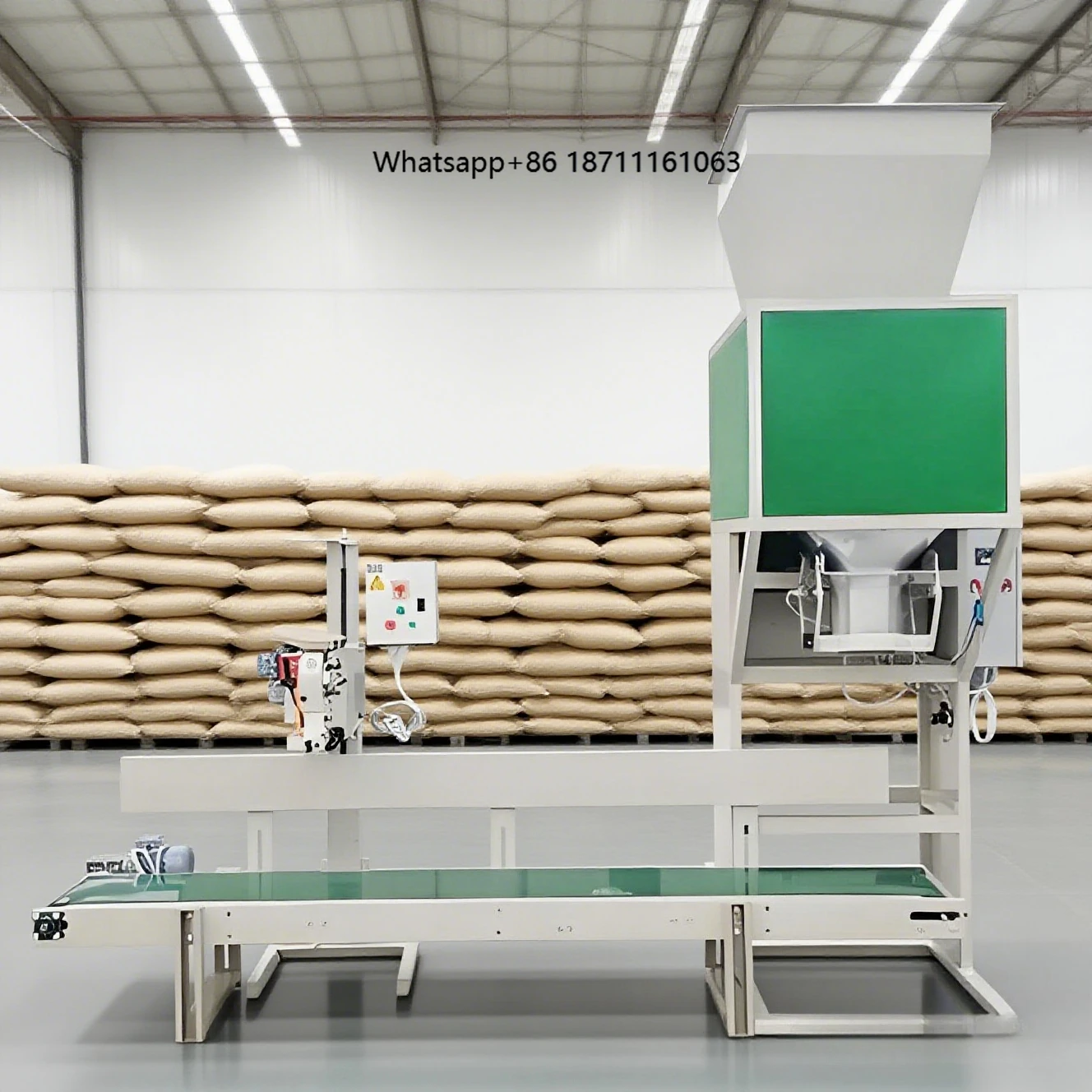 High Precision Granule Packing Machine for NPK Fertilizer with Automatic Weighing, Bag Filling and Sealing System