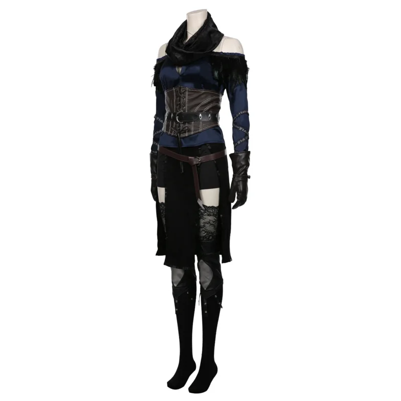 Yennefer Cosplay Costume Game Wizard Women Top Skirt Outfits Halloween Party Clothes For Ladies Role Play Fashion New OI1374