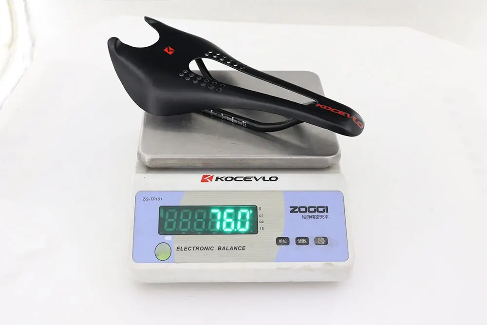 80g Kocevlo bicycle seat MTB Road Bike carbon plate Saddles Ultralight Breathable Seat Cushion Bike Racing Saddle Parts