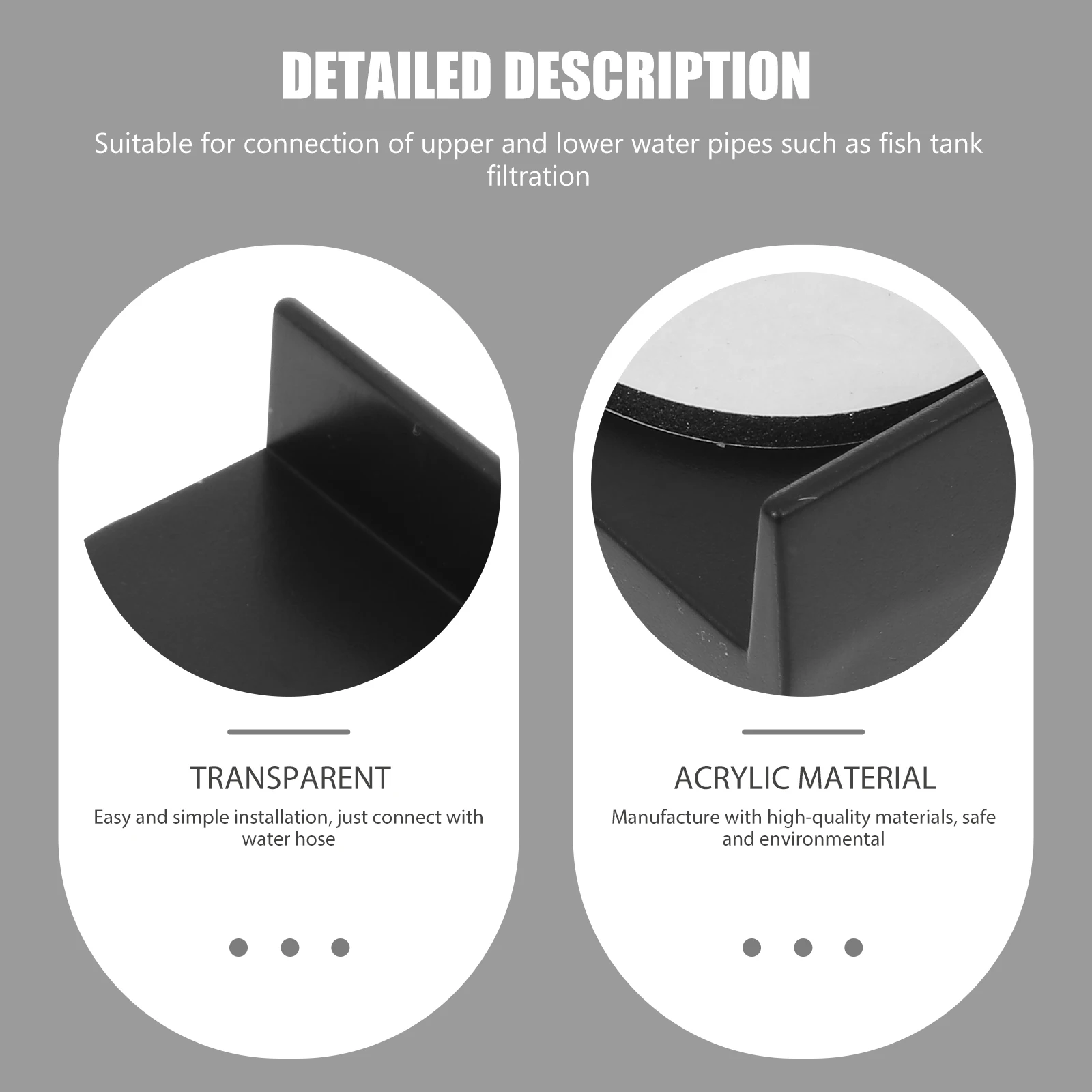 

4Pcs Base Corner Protector Anti Collision Guards Thickened Corner Pad Shockproof Aquarium Accessories Easy Install