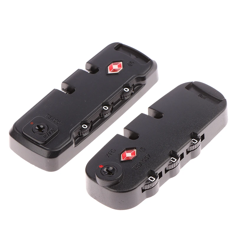 

Замок-комбинация для шкафчиков, тумбочек и чемоданов с 3-значным кодом TSA, аксессуар для путешествий