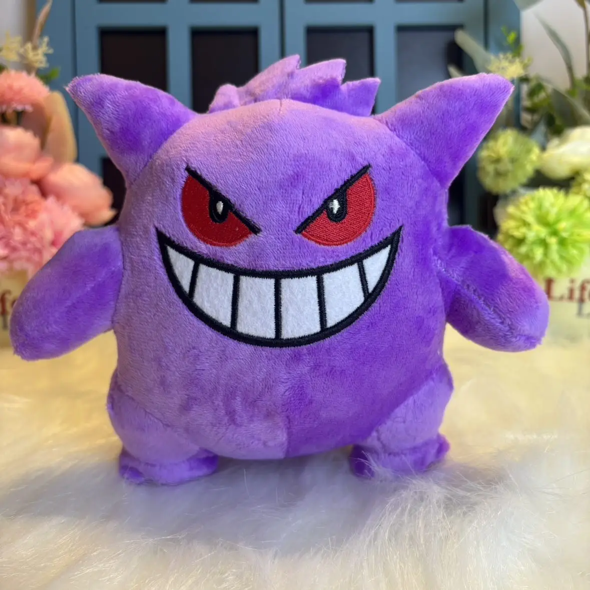 

Gengar Plush Toy, Peluche Dolls Psyduck Stuffed Figure for Kids Gift Stuffed Collection Doll