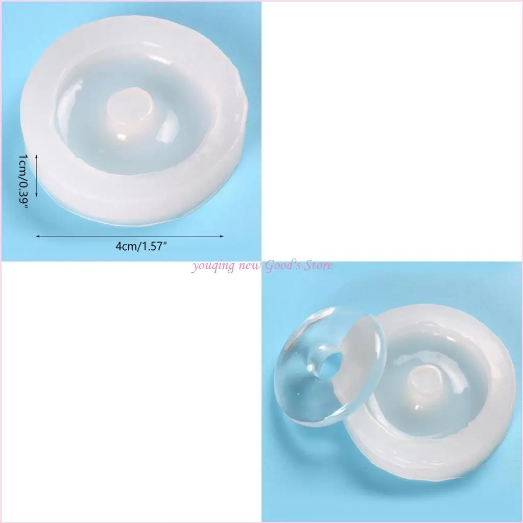 

57QA силиконовая форма для брелока, форма для кулона с пряжкой, кристаллическая эпоксидная форма, форма для литья ювелирных для