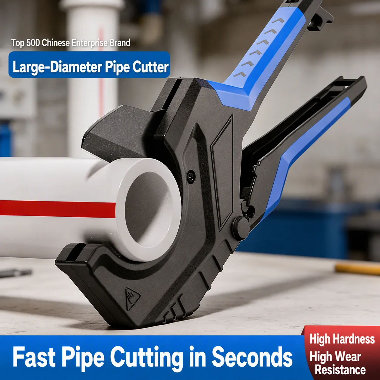 33/43/63/75mm Pipe Cutter Aluminum Alloy Manual Cutter Pipe Scissor SK5 Steel Blade Cutting Hand Tool Non-Stick Teflon Coating