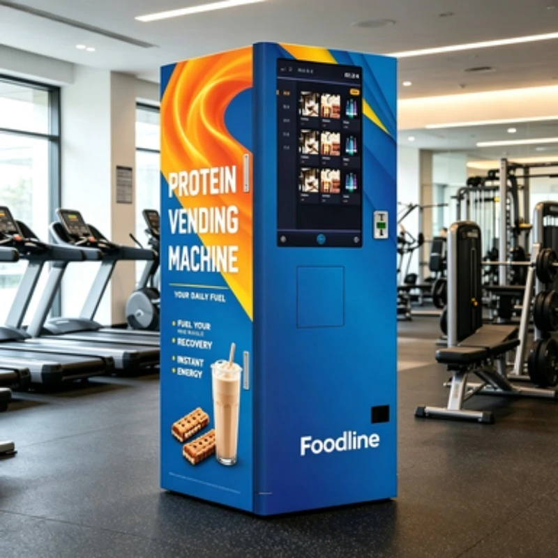 FOODLINE Indoor Gym Protein Powder Vending Machine Self-Serve Protein Shake Vending Device