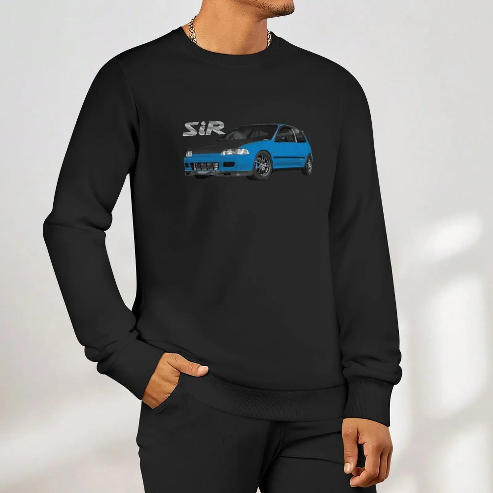EG hatch B16 DOHC VTEC SiR بلوفر رياضي معطف رجالي بقلنسوة
