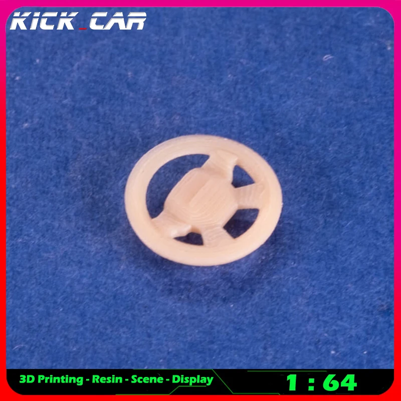 Kickcar 1/64 Steering Wheel Model Car Diorama Uncolored Resin Garage Scene Repair Tools Decoration Simulation Scene Toy