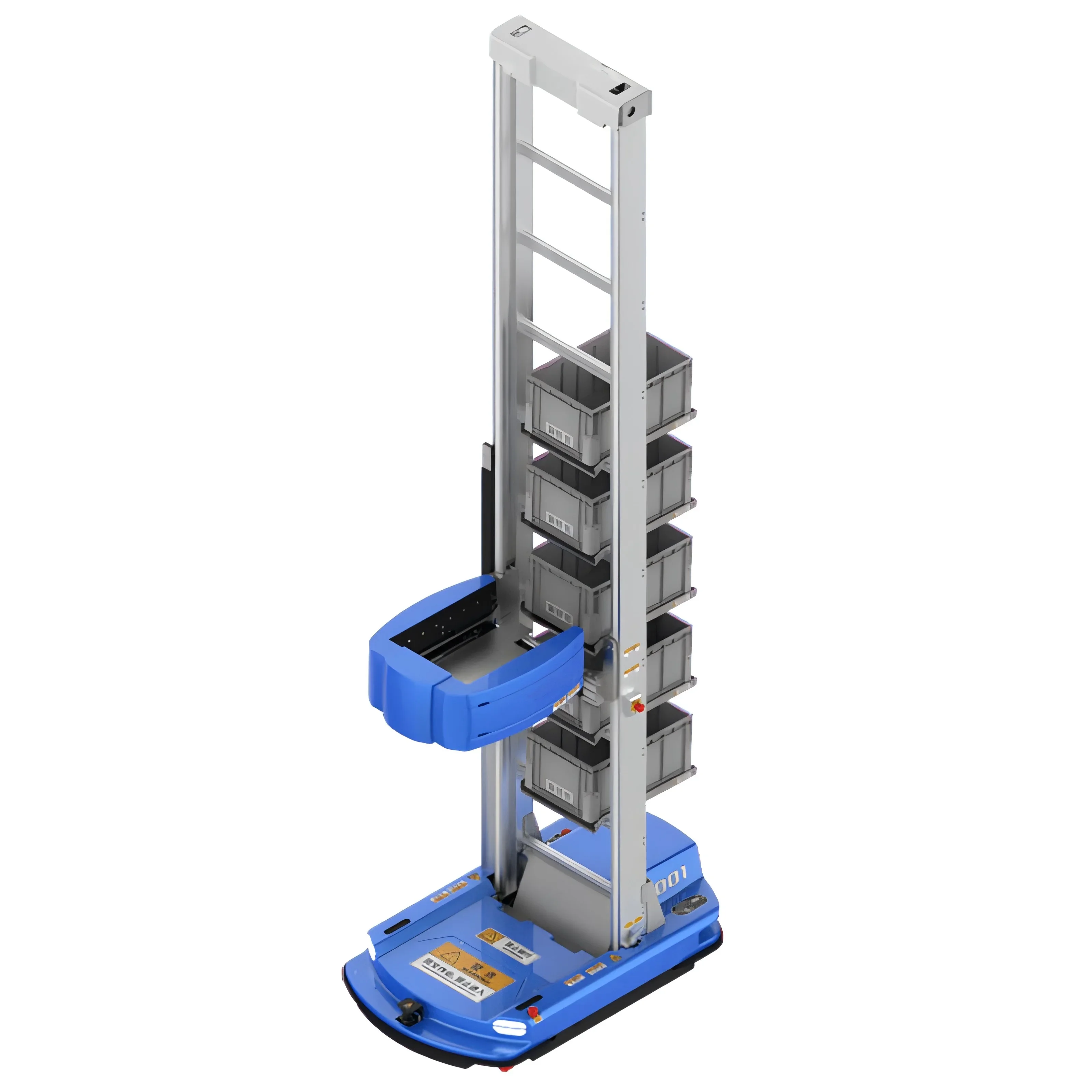 Indoor warehouse material handling AGV LALX30-X multi-layer container robot latent lifting automatic robot