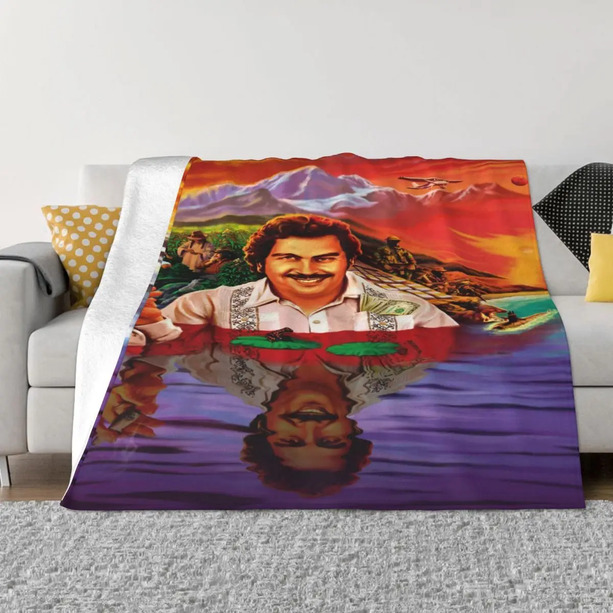 Pablo Escobar 1864 Anime Bed Blanket Blankets And Blankets Throw Blanket