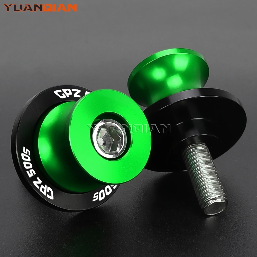 Motorcycles Accessories Rear Swingarm Spools Sliders Stand Screws For Kawasaki GPZ500S GPZ 500S 1990-2009 2008 2007 2006 2005