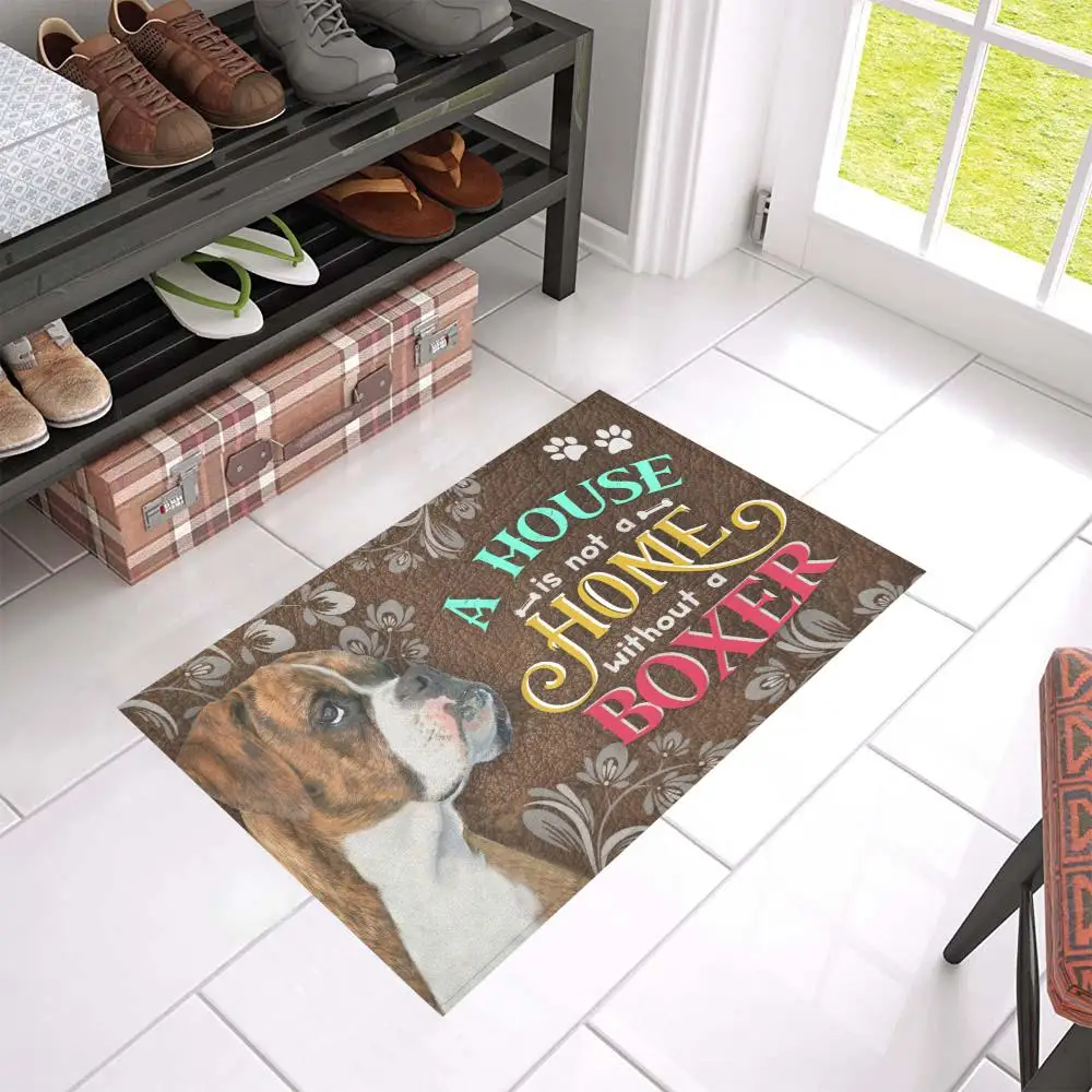 CLOOCL Pet Dog Westie Welcome Mats for Front Door 3D Doormat Absorbent Non-slip Mat Bathroom Home Decor Doormat Drop Shipping