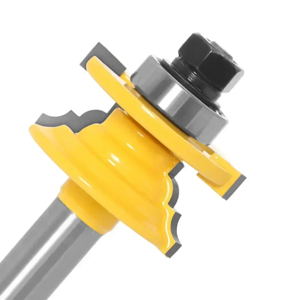 

2 шт., 12 мм, 1/2 дюйма, шейкер, рельс и набор фрез, твердосплавный дверной нож, деревообрабатывающие инструменты для резки шипов для дерева