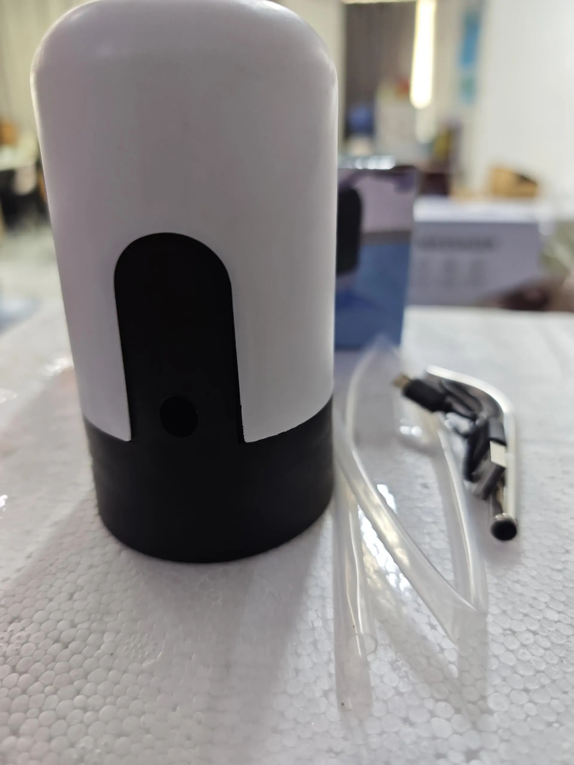 Bomba de água com carregamento usb, 1 peça, dispensadores de água automáticos brancos, interruptor automático de um botão, eletrodomésticos