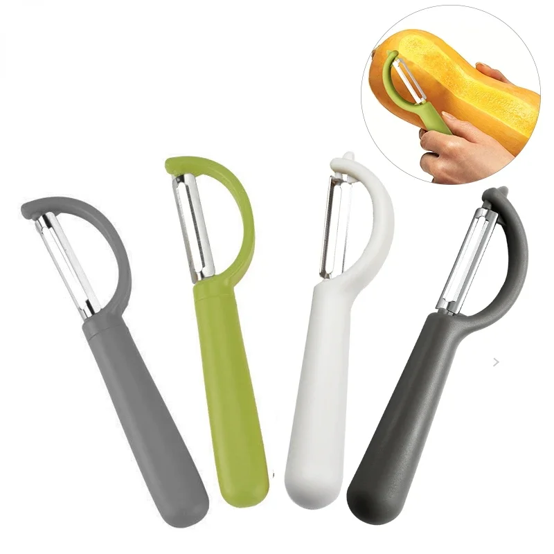 1Pcs Fruit and Vegetable Peeler, Stainless Steel Peeler,Creative Peeler, Melon Planer, Reusable Pear Peeler Kitchen Gadgets