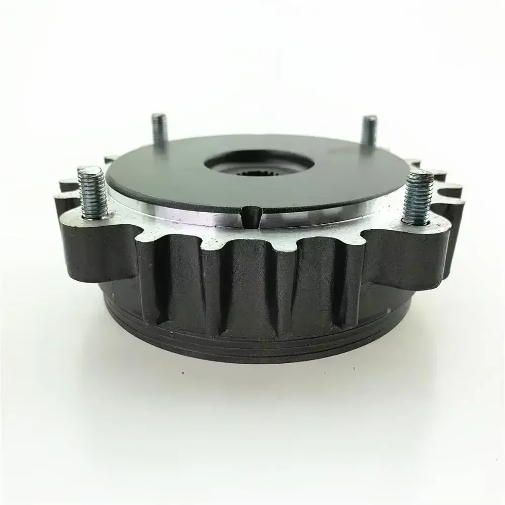 For CG125/GN WH100T Rcycle Front and Rear Aluminum Wheel Steel Ring Mesh Wheel Brake Drum Cover Hub Cover Steel Strip Grey