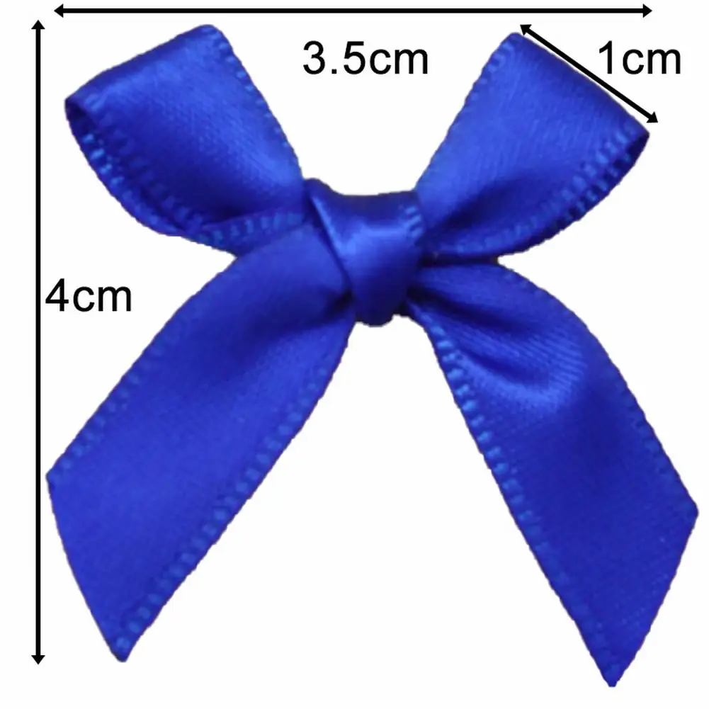 High Quality Bows Satin 50pcs 5cm Replacement Woven Edged Accessories Celebration Crafts Decoration Double Faced