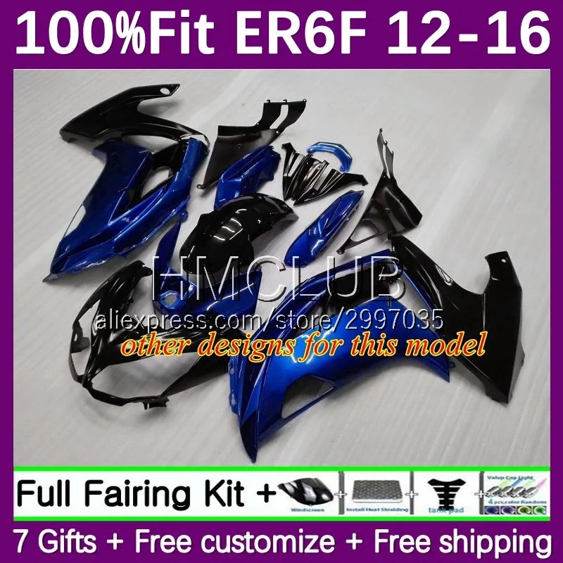 Injection For KAWASAKI NINJA 650R ER 6F ER6 F 66No.2 ER-6F 2012 2013 2014 2015 2016 gloss orange ER6F 12 13 14 15 16 OEM Fairing