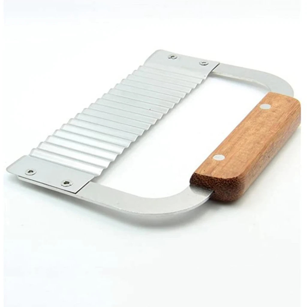 Vegetable Cutting Tool Stainless Steel Wavy Straight Edge So