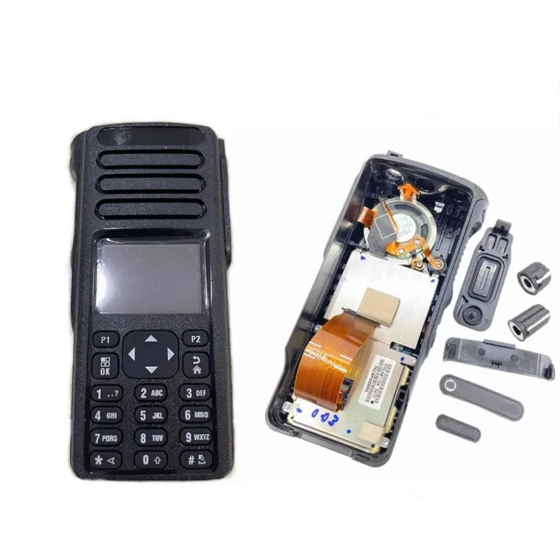 Walkie Talkie Replacement Repair Housing Case with Speaker and LCD Screen for Motorola XiR P8668 DGP8550 DP4801 XPR7550 Radio