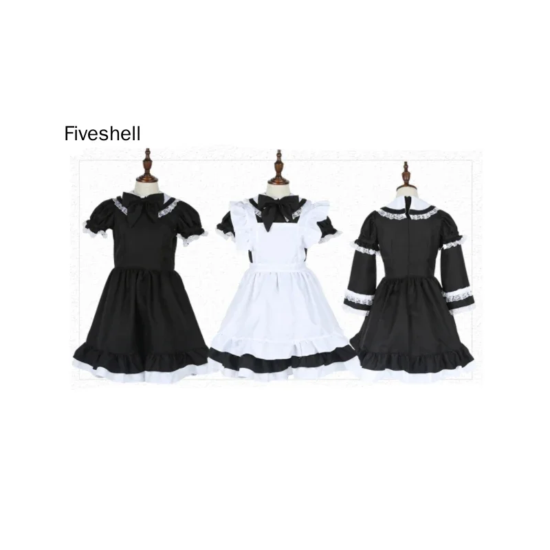 Abito da giorno di Purim di Halloween Alice Costume da ragazza per bambini Principessa giapponese Lolita Cameriera Abbigliamento Cosplay Vestito operato da festa di Halloween