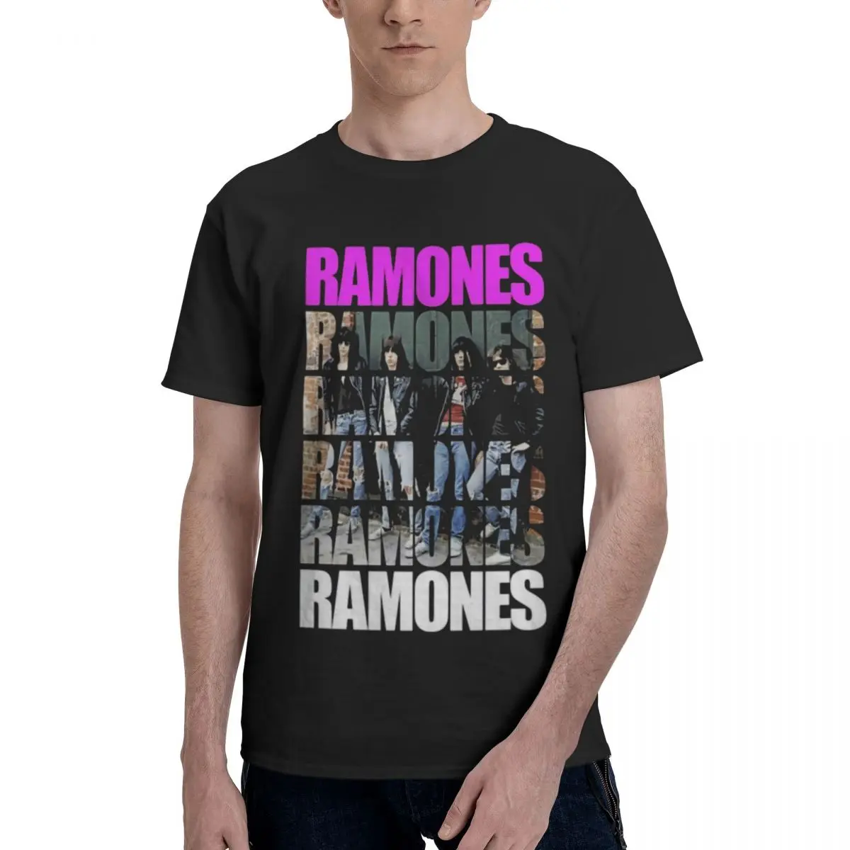 Ramone Seal Graphic T-Shirt Punk Rock Unisex Men T Shirt New Fashion Print Slim Fit T Shirt O Neck Top Quality COTTON Tops Tees