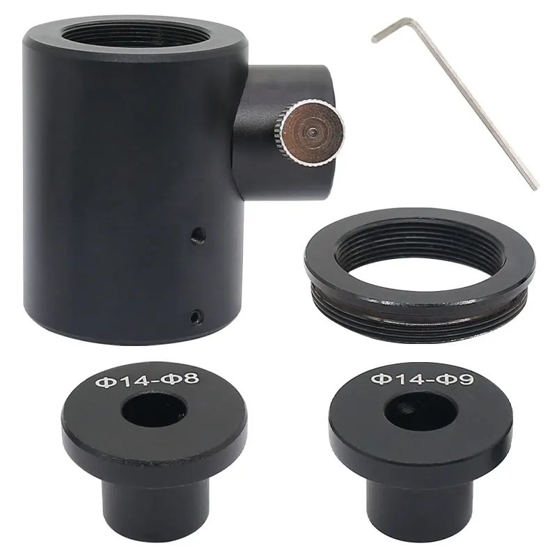 Half Reflection Half Transmission Lens Adapter for Monocular Coaxial Digital Microscope Adapter M26 mm/RMS 20.23 mm