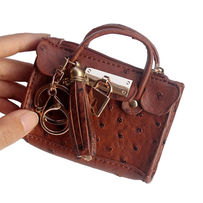 Multifunction Leather Key Wallet Coin Purse - usage example