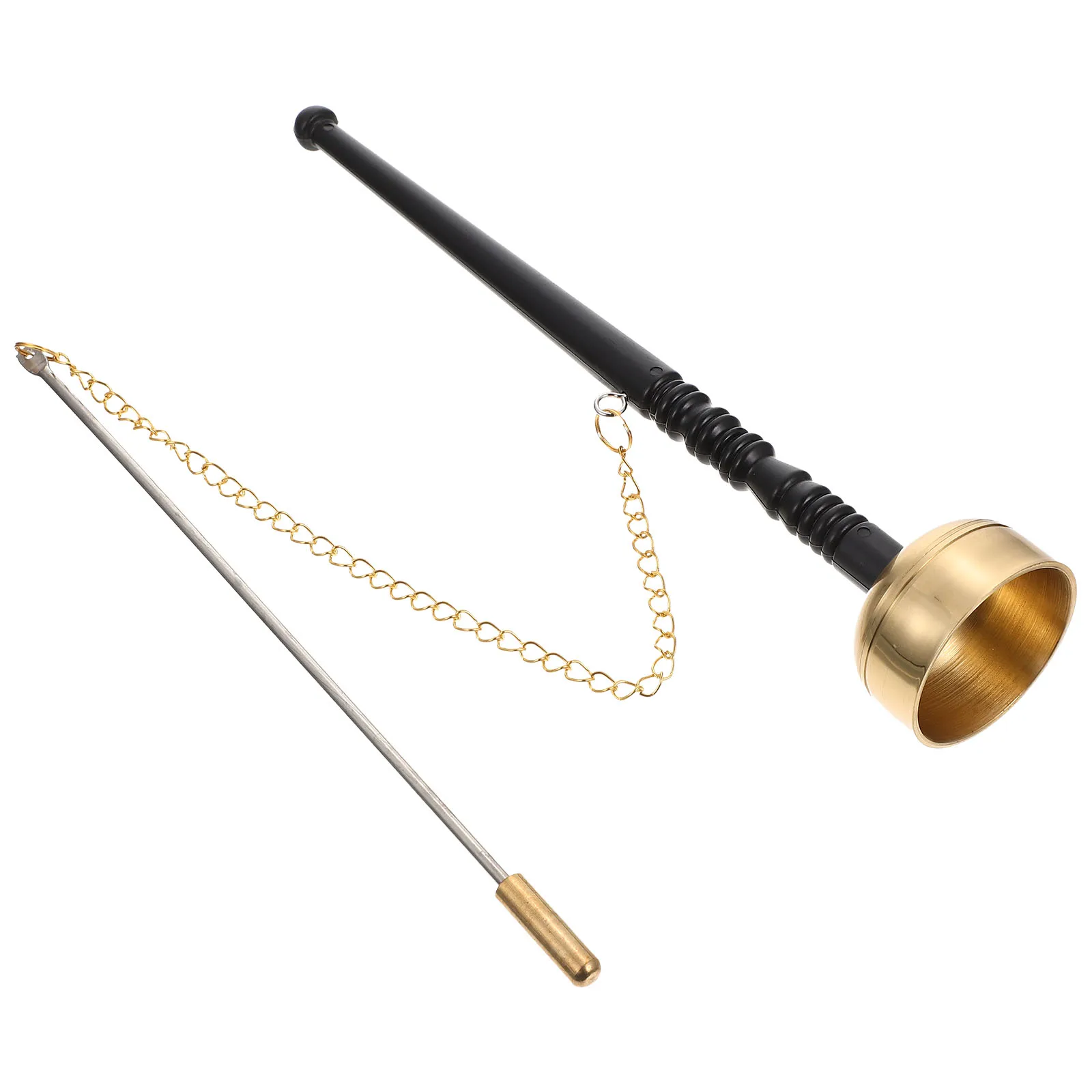 

The Chime-guiding Instrument Good Experience Yin Qing Bell Temple Decor Gong Brass Musical Chinese Wood For