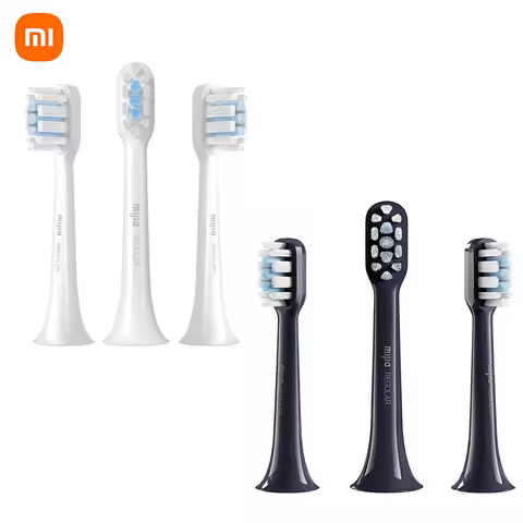 Original Xiaomi Mijia Electric Toothbrush Heads (Standard Type) 3pcs For T301/T302 Sonic Toothbrush Replacement Brush Nozzles