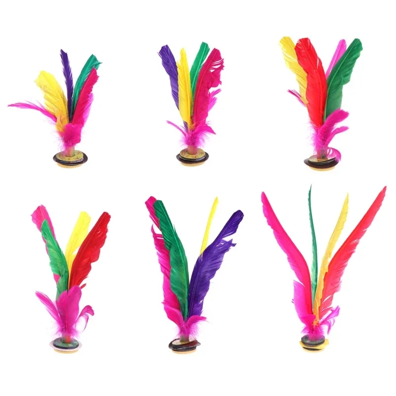 Chinese Goose Feather Shuttlecock - Fitness Tool for Jianzi