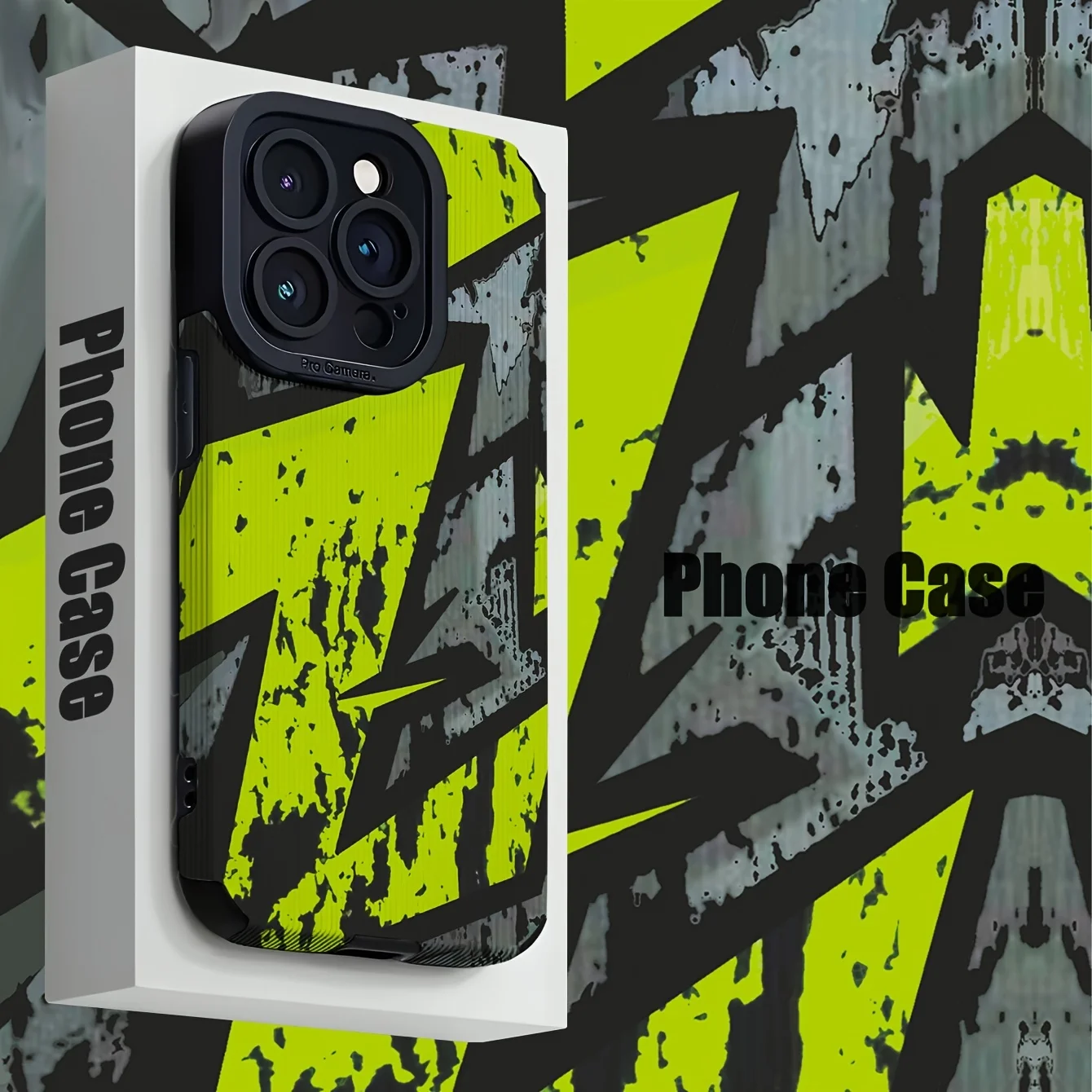 For Samsung S25 Green Graffiti Silicone Shockproof Protective Design Compatible For Galaxy S25/S24/S23/S22 and A Series Models