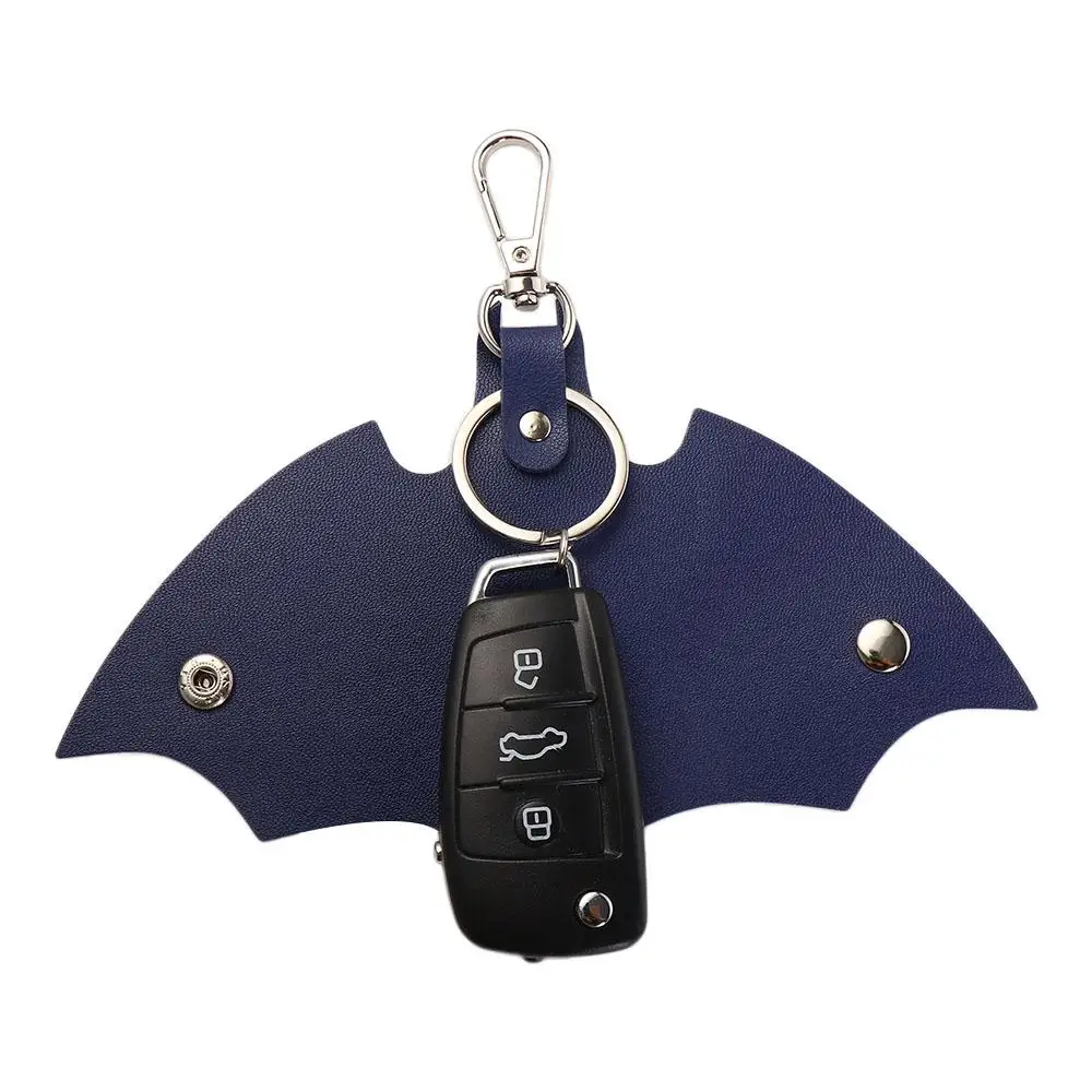Car Key Wallet PU Leather Key Cover Interior Accessories Car Key Organizer Remote Key  Pouch Men's Key Holder Leather Keychain