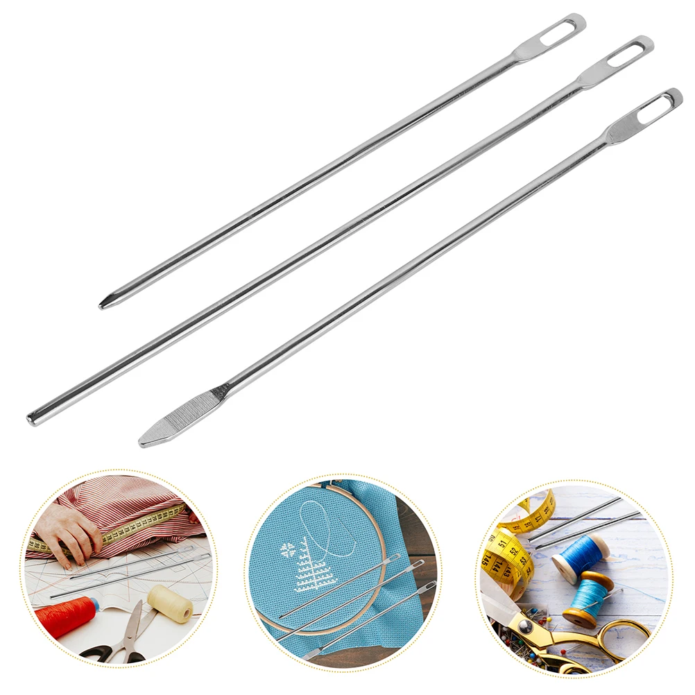 

6pcs Metal Threader Tool Set Drawstring Threaders Sewing Belt Threading Tool Household Diy String Puller Wire Loop Cord Rope