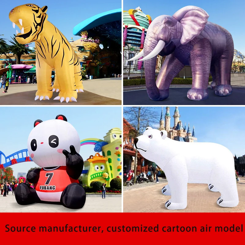 Classic Inflatable Advertising Model Popular Cartoon Features Inflatable Doll With Blower Accessory On Sale