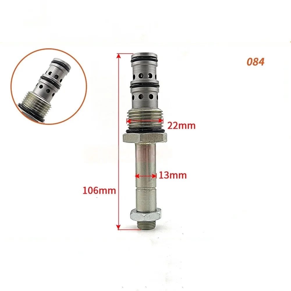 Modern Excavator R60-7 80 150 215 225 305 335-7 Pilot Safety Lock Solenoid Valve Spool สําหรับ Heavy อุปกรณ์อะไหล่ซ่อม