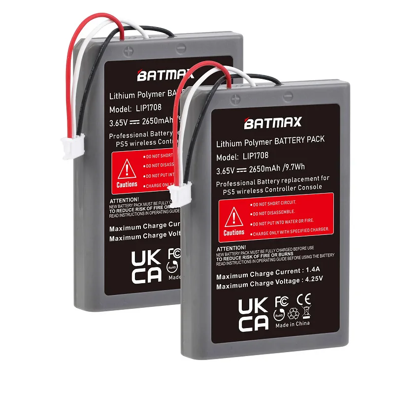 

LIP1708 PS5 battery is suitable for Sony PS5 DualSense CFI-ZCT1W wireless controller