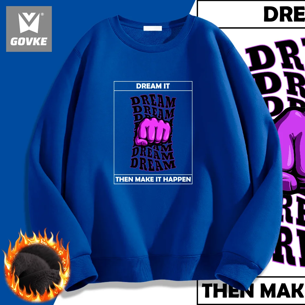 Dreamit-Sweat à capuche sans capuche Make It Ha Pen, Sweat à capuche unisexe, Intérêt, Noël, Anime, St123 Twear, Automne, Hiver