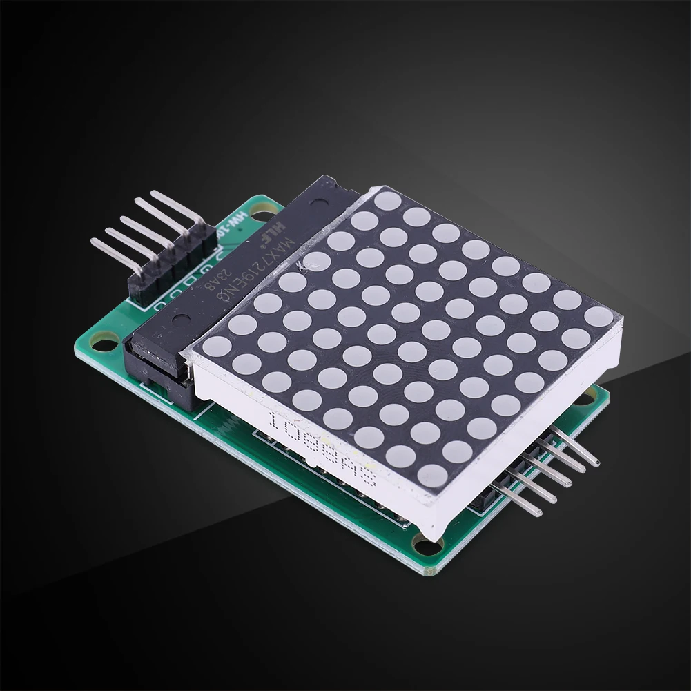 MAX7219 MCU LED Display Control Module Output Input Common Cathode 8x8 Interface Module Dot Matrix DIY Kit LED Display Modules