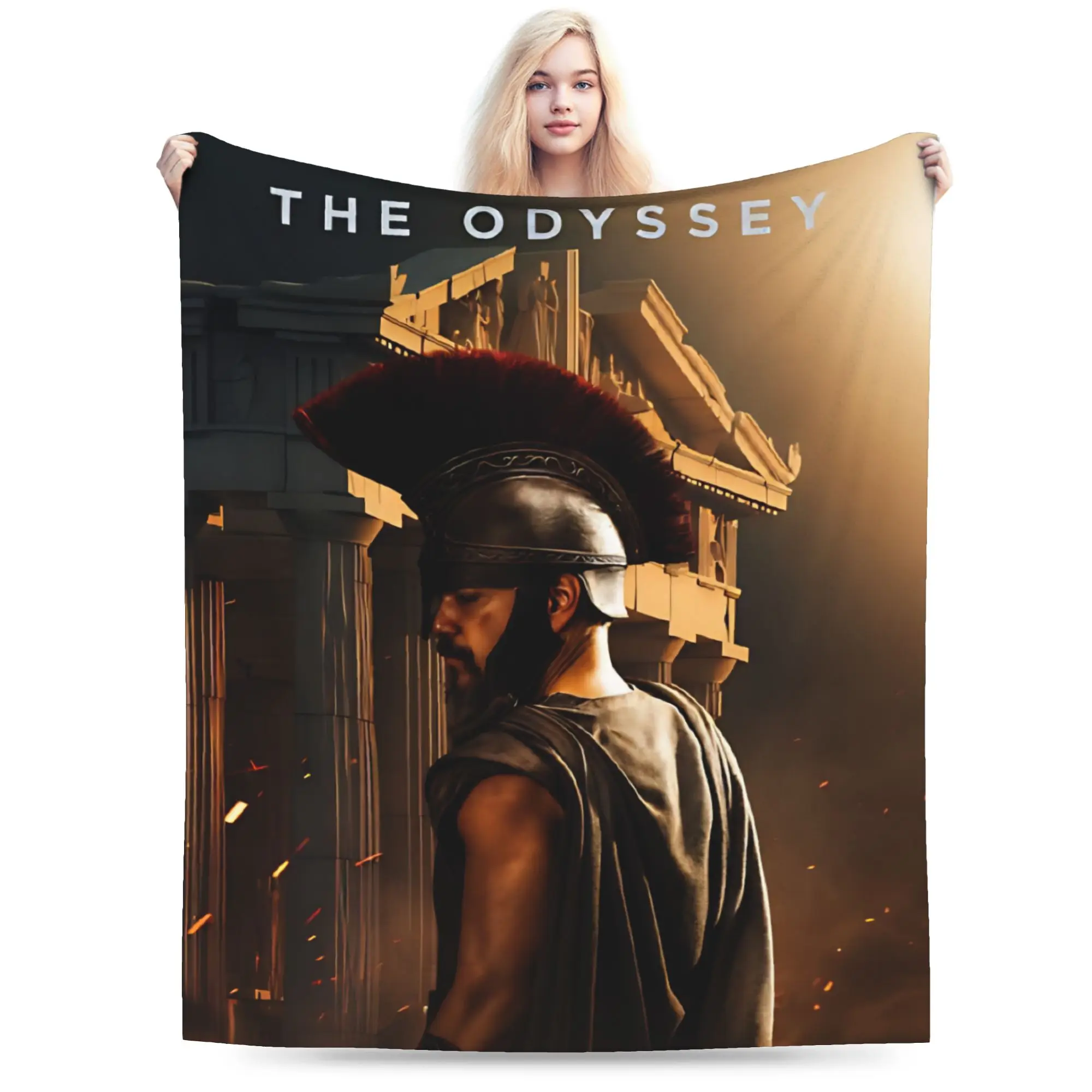 The Odysseys Movie 2026 Stuff Blanket Super Soft Flannel  Throw Blanket Comfortable Bedding Throws