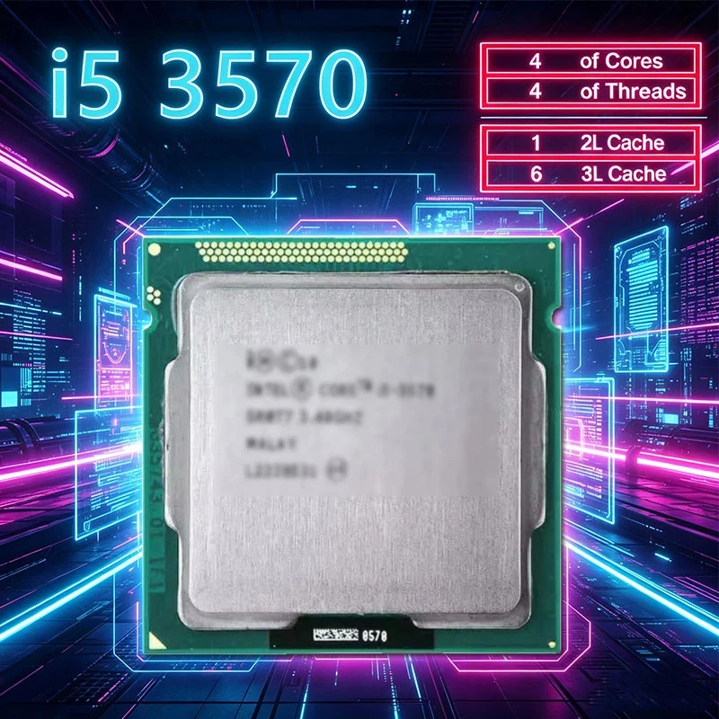 Processador Intel Core i5 3570 CPU 3.4Ghz 4-Core LGA 1155 Loose Pie