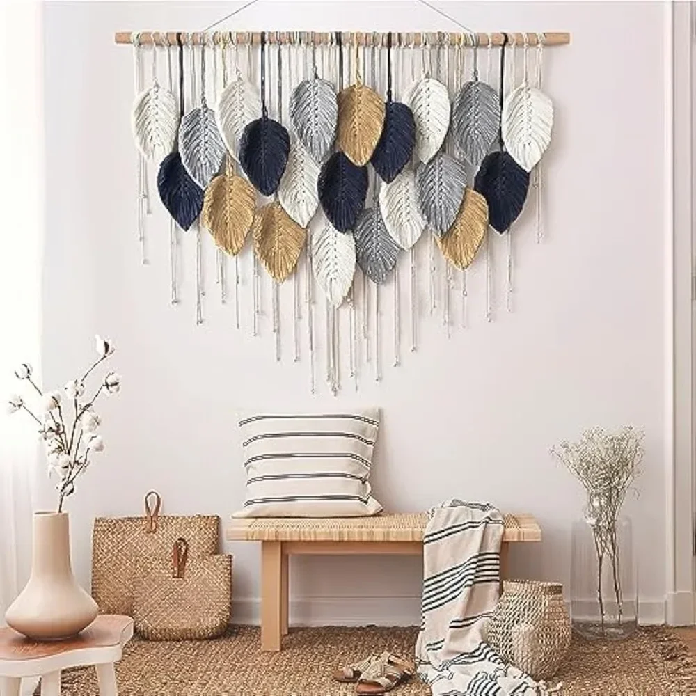 

#For Macrame Wall Hanging, Handmade Woven Tapestry, Wall Art Decor for Bedroom Living room Nursery Apartment&